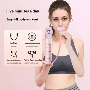 جهاز تدريب البطن متعدد الوظائف، جهاز تمرين التنفس، مدرب سعة الرئة للبالغين، معدات التدريب الرياضية