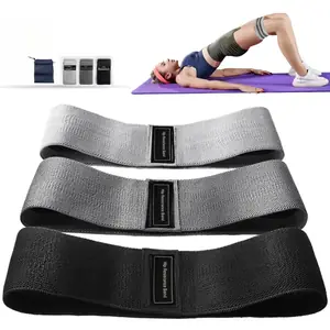 الأساسية النسيج المقاومة الورك الغنيمة العصابات Glute القرفصاء دائرة تمتد اللياقة البدنية شرائط الحلقات اليوغا معدات الصالة الرياضية