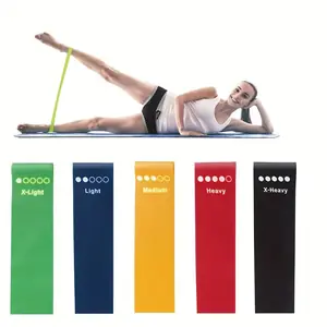 1-5 قطعة العصابات المقاومة اللياقة البدنية مجموعة المطاط حلقة العصابات تدريب القوة تجريب المتوسع اليوغا معدات الصالة الرياضية حلقة مطاطية مرنة